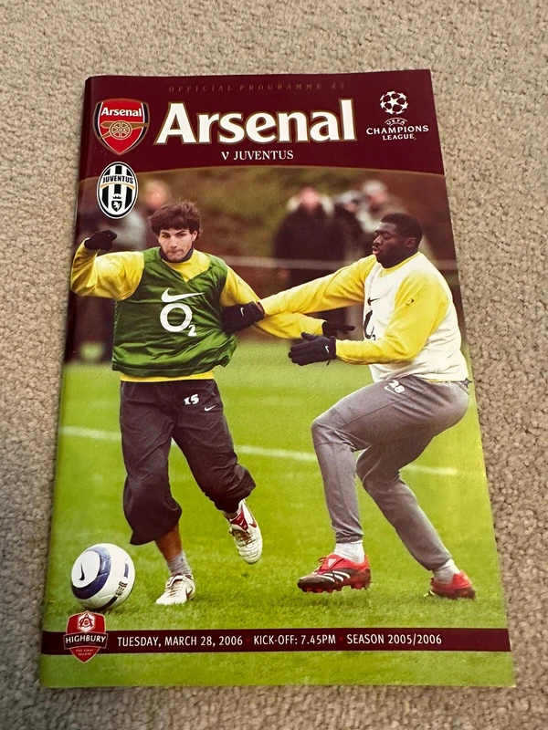 Arsenal 2-0 Juventus (2006) - ranking option ranked #2