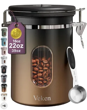 Veken Coffee Canister with Window — ranked #5