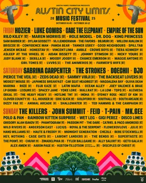 Austin City Limits Music Festival — ranked #11
