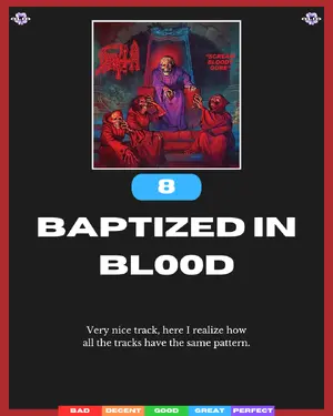 Scream Bloody Gore — ranked #7