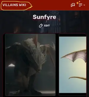 Sunfyre (Aegon II Targaryen) — ranked #12