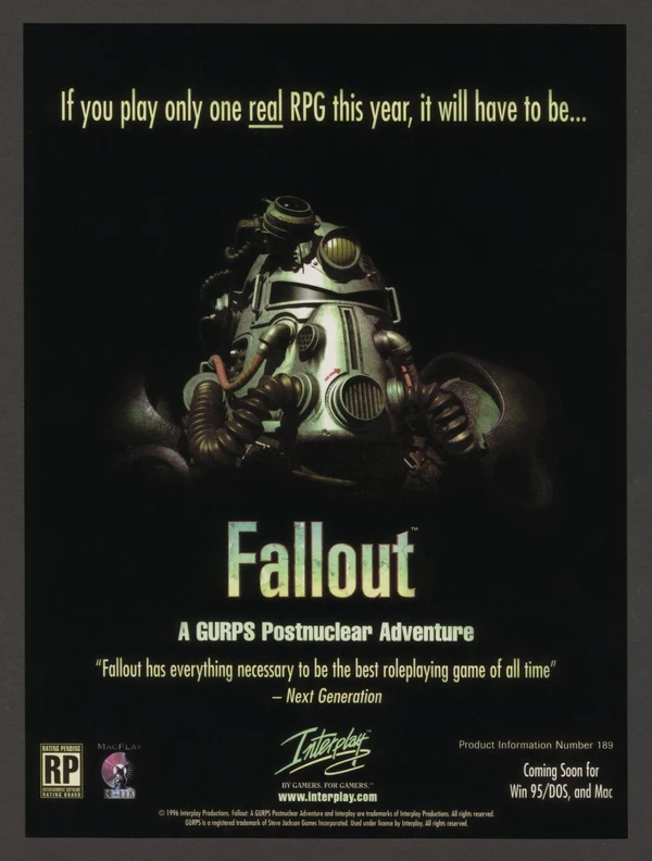 Fallout - ranking option ranked #1