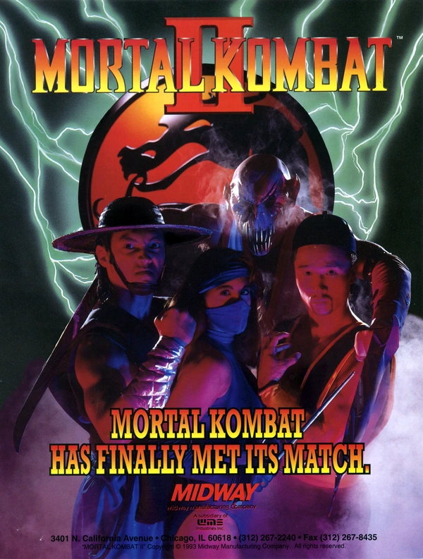 Mortal Kombat II - ranking option ranked #3