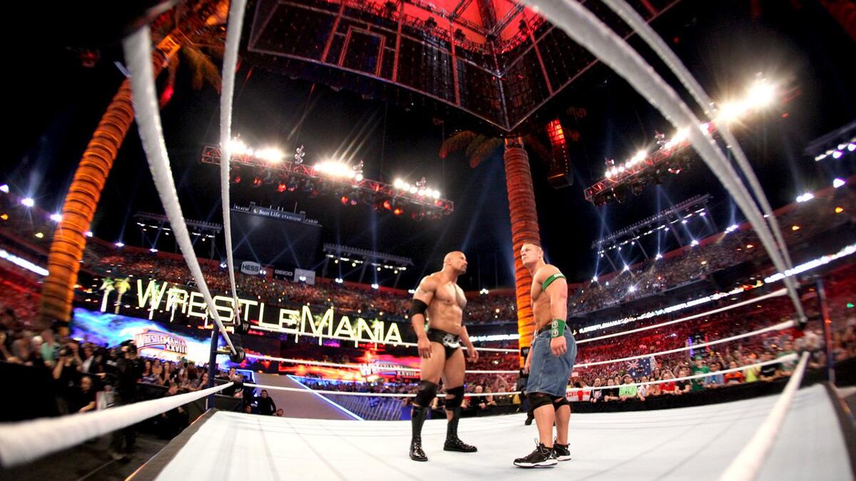 vs. The Rock, WrestleMania 28