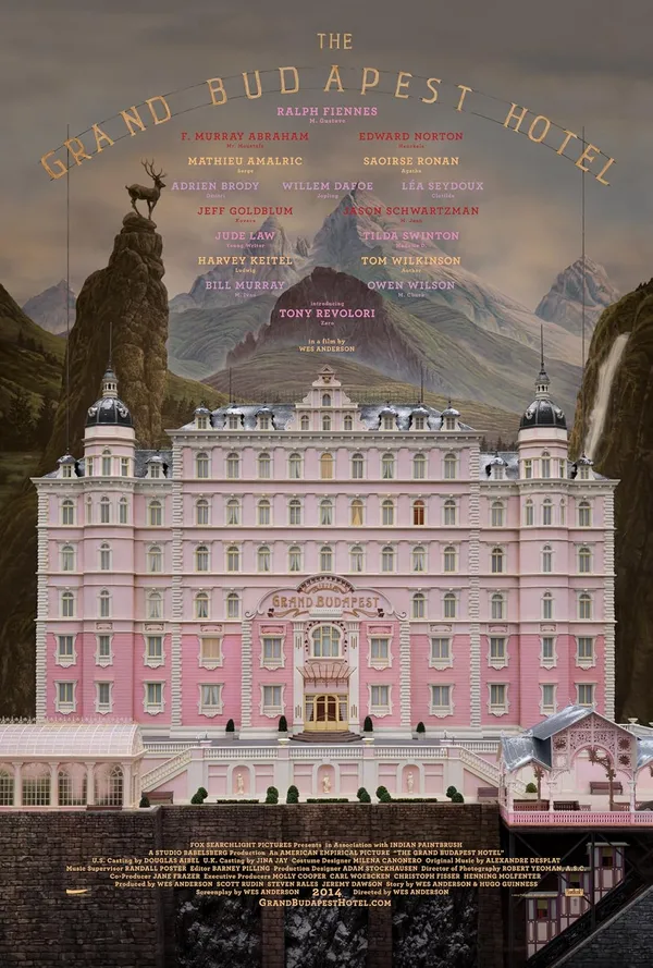 The Grand Budapest Hotel - ranking option ranked #7
