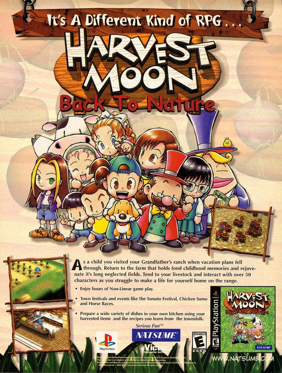 Harvest Moon: Back to Nature - ranking option ranked #10