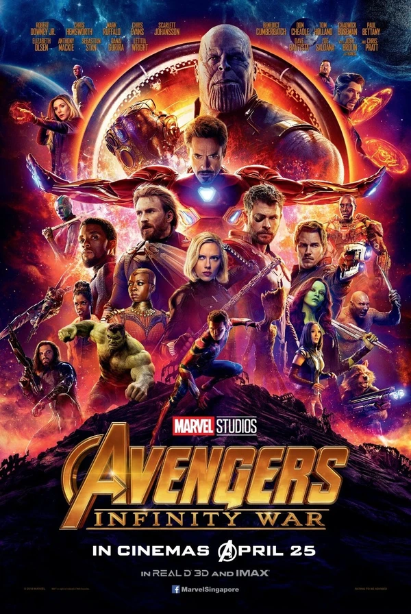 Avengers: Infinity War - ranking option ranked #5