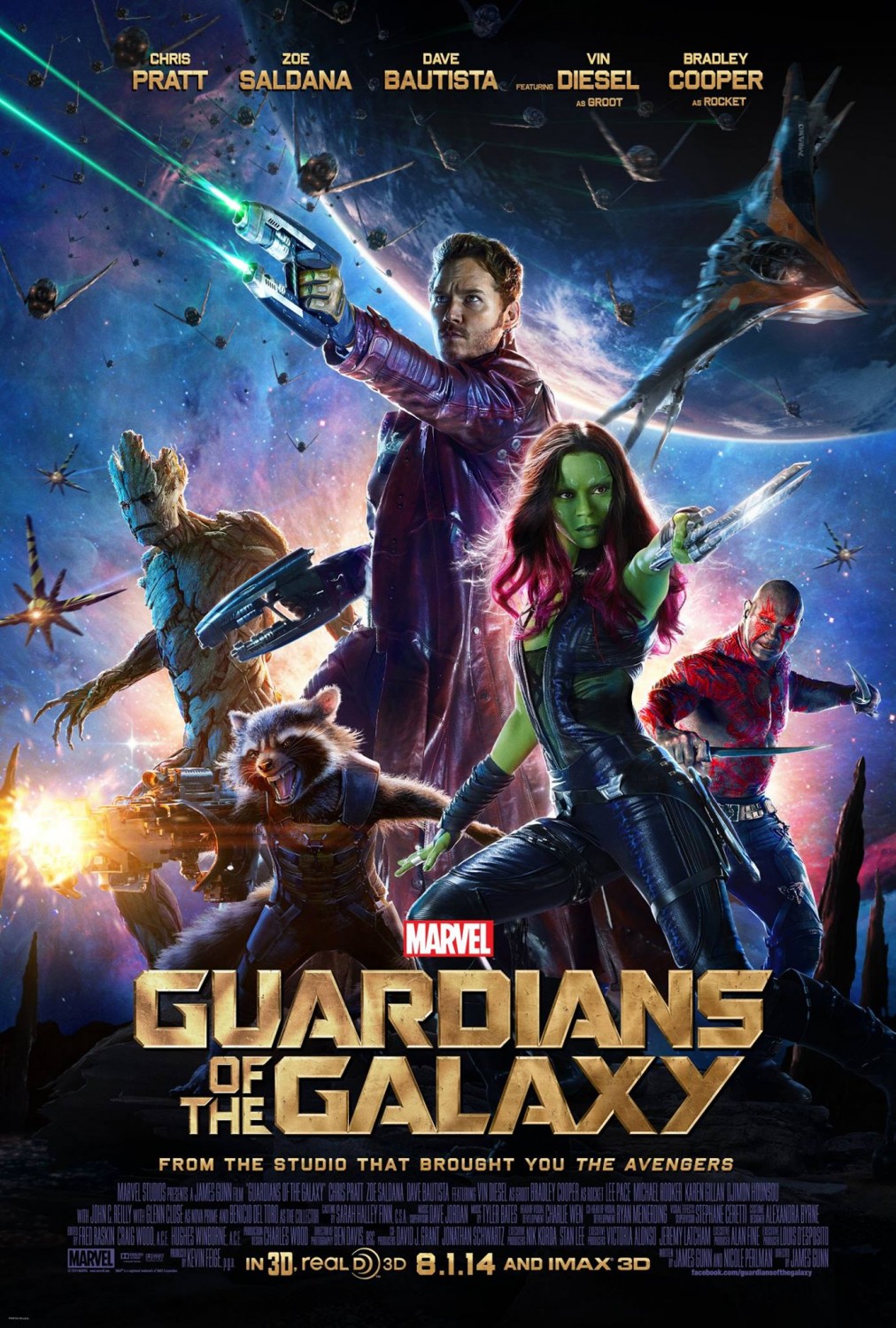 Guardians of the Galaxy - ranking option ranked #8