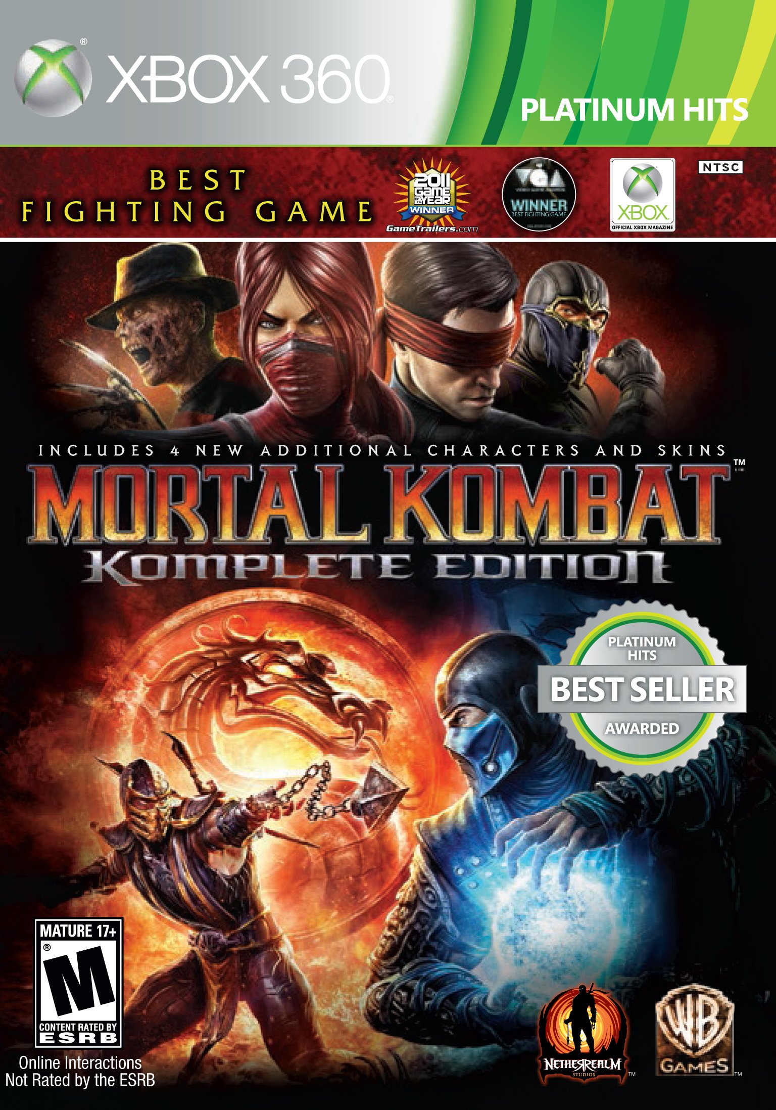 Mortal Kombat 9 - ranking option ranked #8