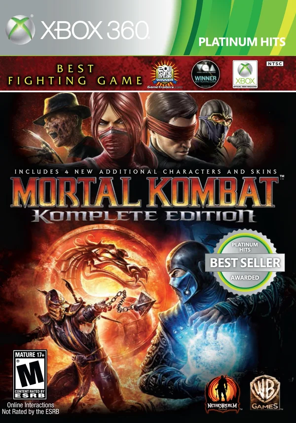 Mortal Kombat 9 - ranking option ranked #9