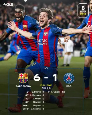 La Remontada Free Kick 2017 — ranked #3
