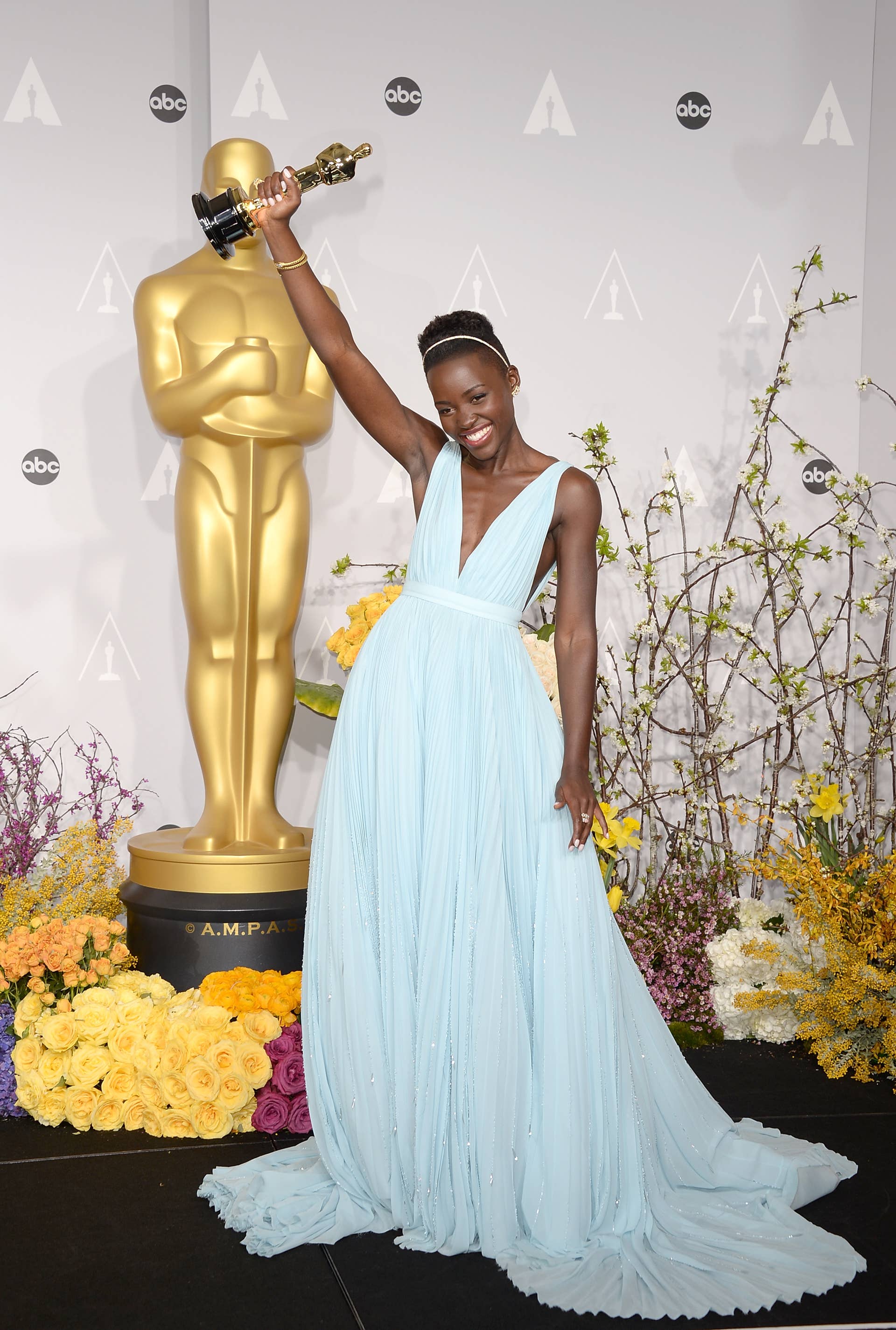 Lupita Nyong'o in Prada, 2014 — ranked #8