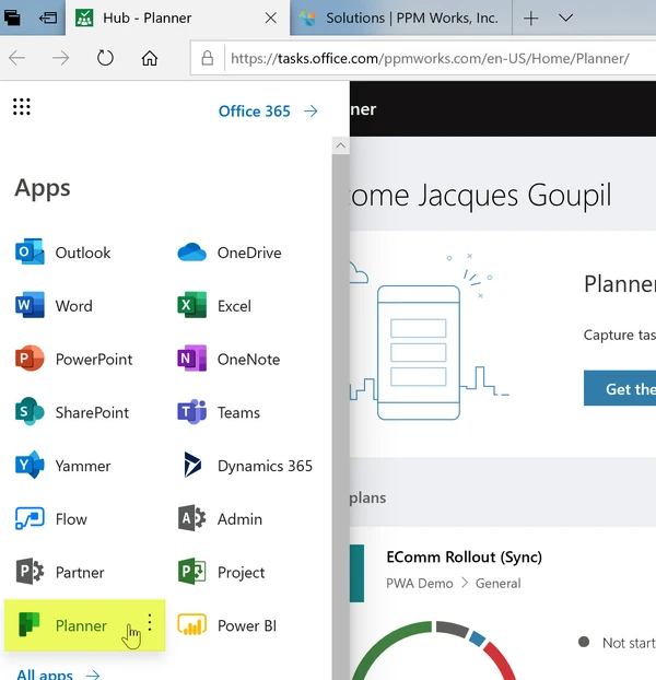 Microsoft Planner - ranking option ranked #11