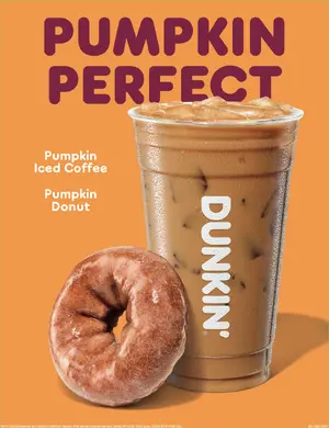 Dunkin' Pumpkin Swirl Iced Coffee — ranked #9
