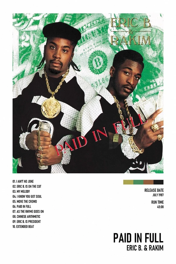 Eric B. & Rakim – Paid in Full - ranking option ranked #5