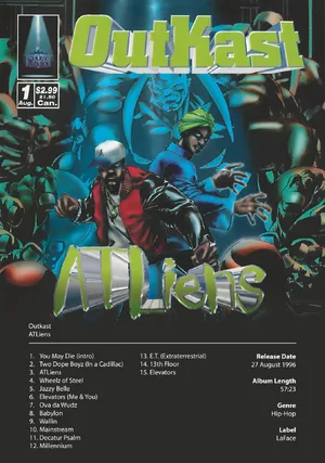 Outkast – ATLiens — ranked #1