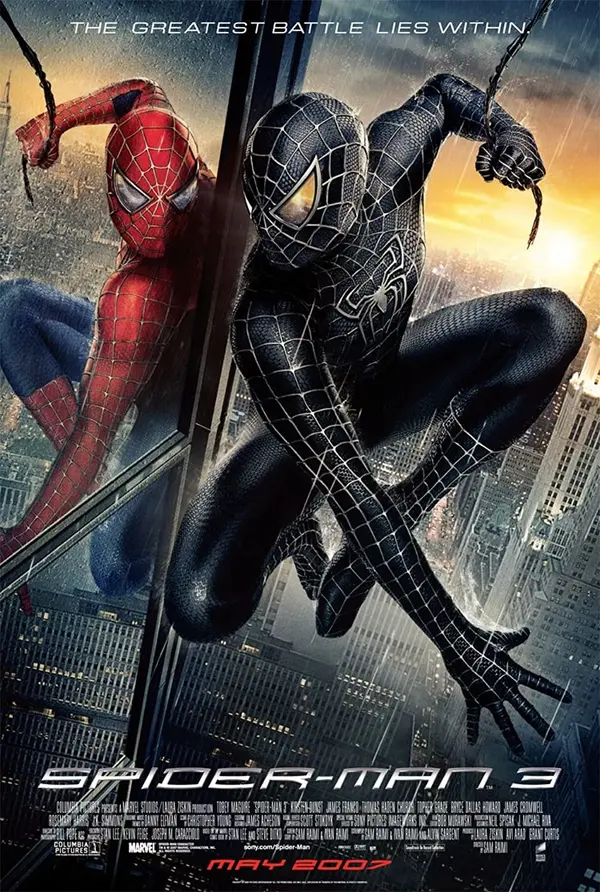 Spider-Man 3 (2007) - ranking option ranked #3