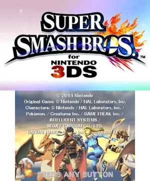 Super Smash Bros. for Nintendo 3DS — ranked #6