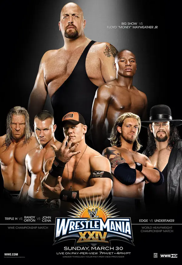 WrestleMania XXIV - ranking option ranked #8