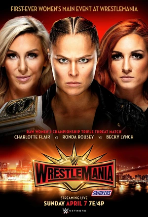 Becky Lynch vs Ronda vs Charlotte (WM 35) — ranked #10