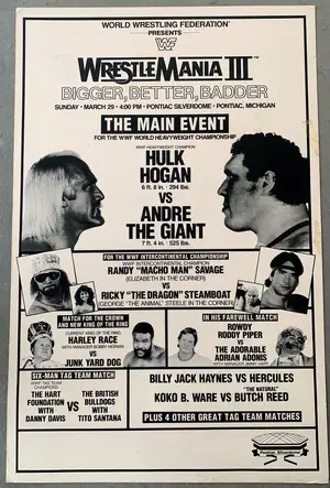 WrestleMania III — ranked #6