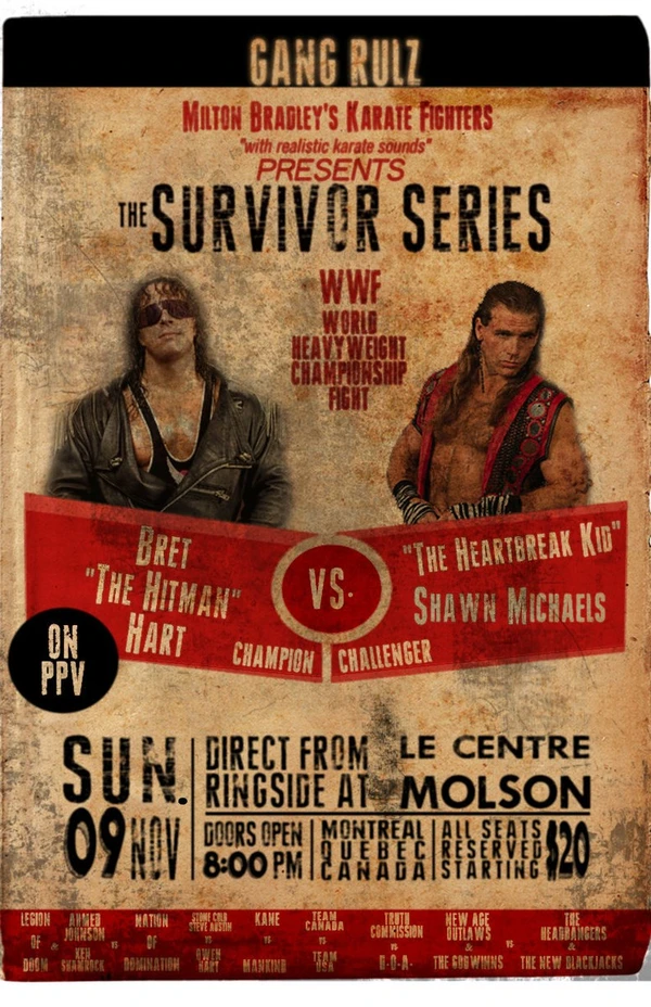 Survivor Series 1997 - ranking option ranked #7