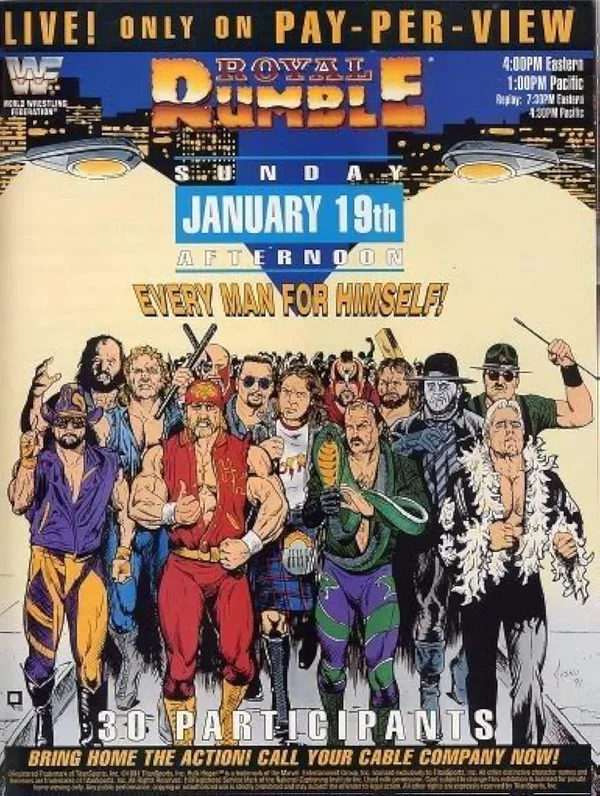 Royal Rumble 1992 - ranking option ranked #7