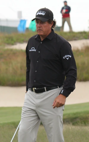 Phil Mickelson at the 2006 US Open — ranked #6