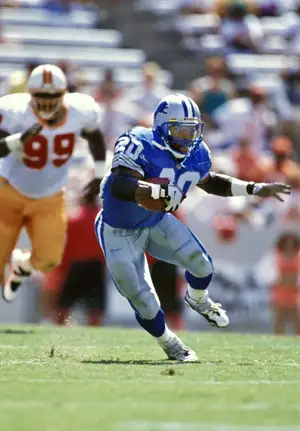 Barry Sanders retiring at 30 — ranked #9