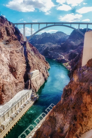 The Hoover Dam — ranked #10