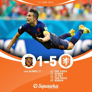 Robin van Persie's Flying Header — ranked #2