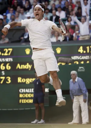 Federer vs Roddick — ranked #11