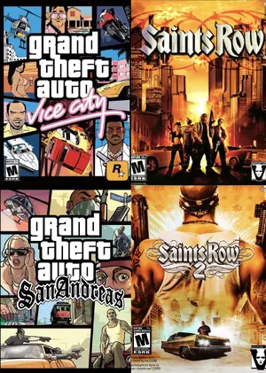 Grand Theft Auto vs Saints Row — ranked #6