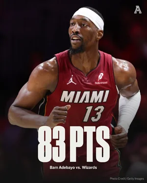 Bam Adebayo – 83 points (2026) — ranked #3