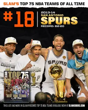 2013-14 San Antonio Spurs — ranked #16