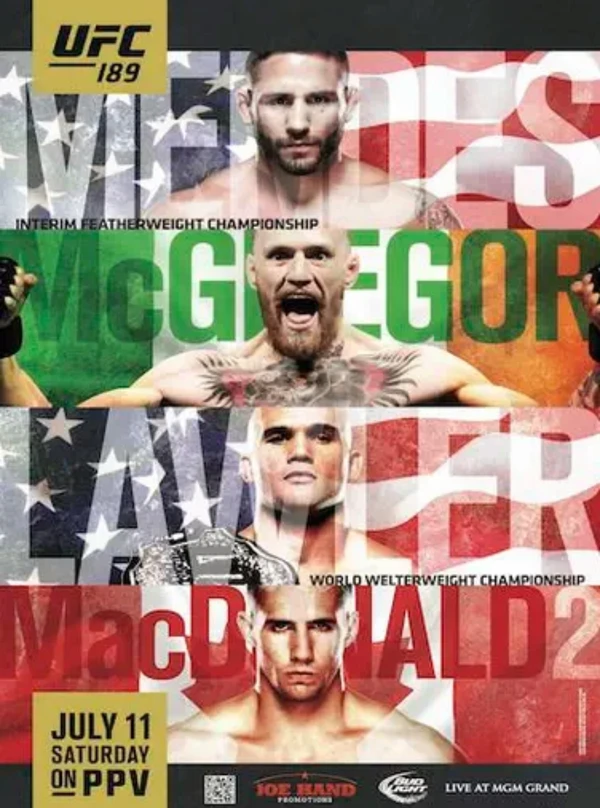 UFC 189 - ranking option ranked #6