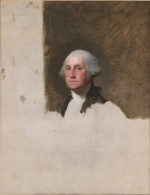 Washington's unfinished portrait — ranked #8