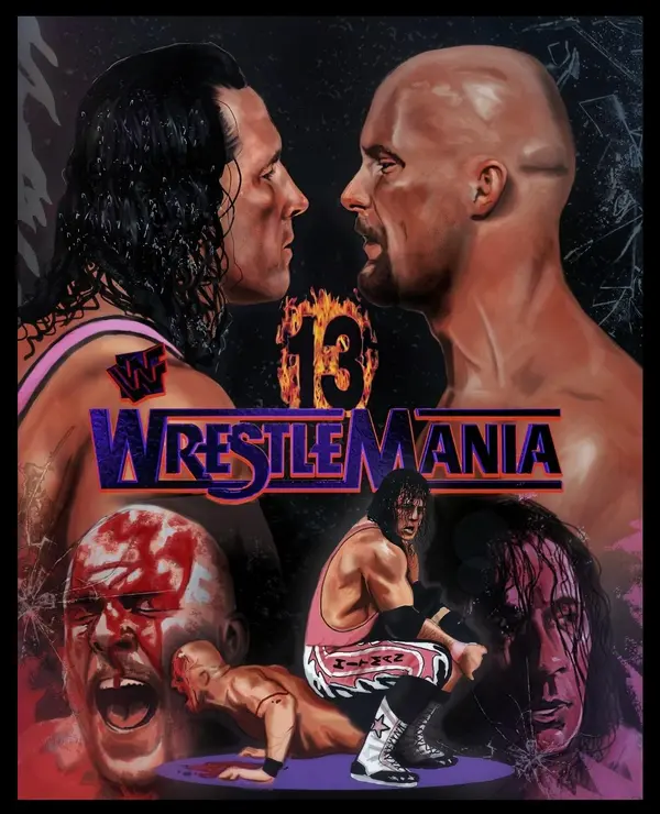 Bret Hart vs. Steve Austin – WrestleMania 13 - ranking option ranked #1