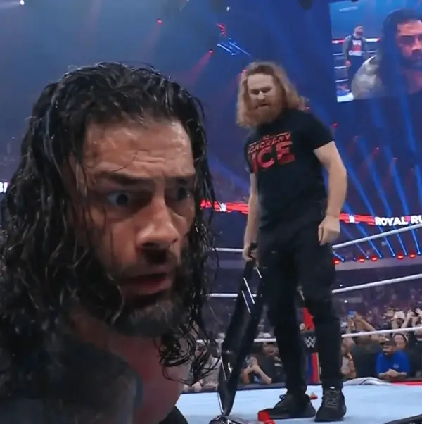 Sami Zayn vs. Roman Reigns – Royal Rumble 2023 - ranking option ranked #12