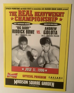 Bowe vs Golota II — ranked #13