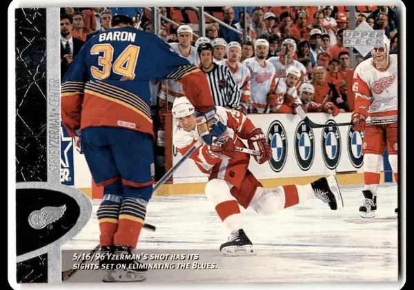 Steve Yzerman's Double OT Winner (1996) - ranking option ranked #7