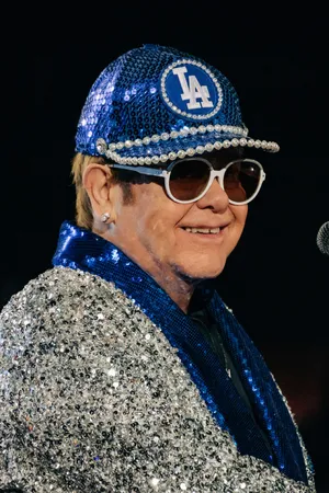 Elton John's Dodger Stadium uniform — ranked #9