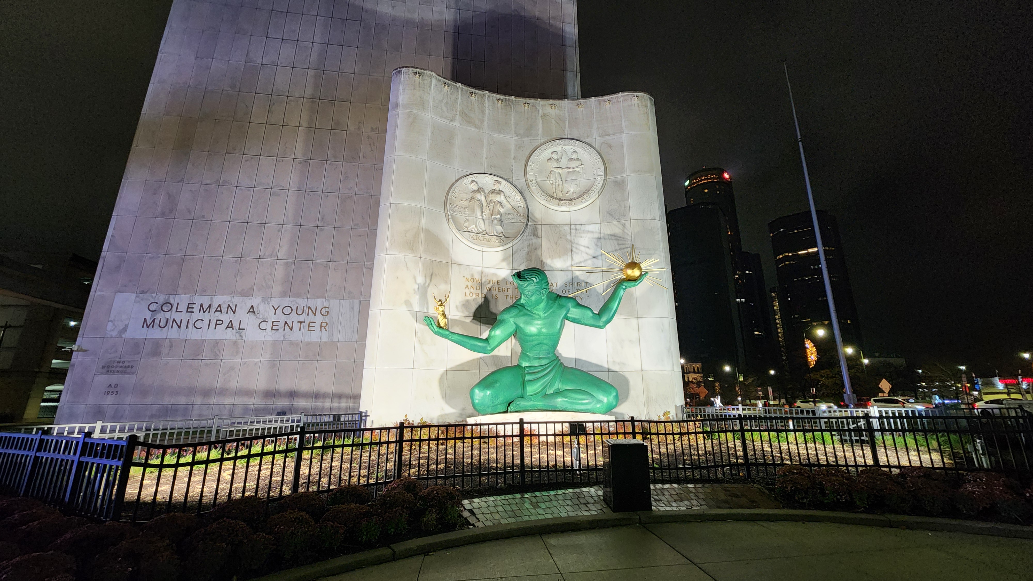 Spirit of Detroit — ranked #4