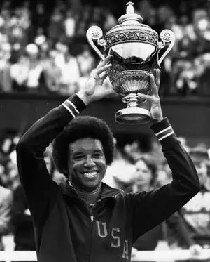 Ashe vs Connors, 1975 — ranked #10