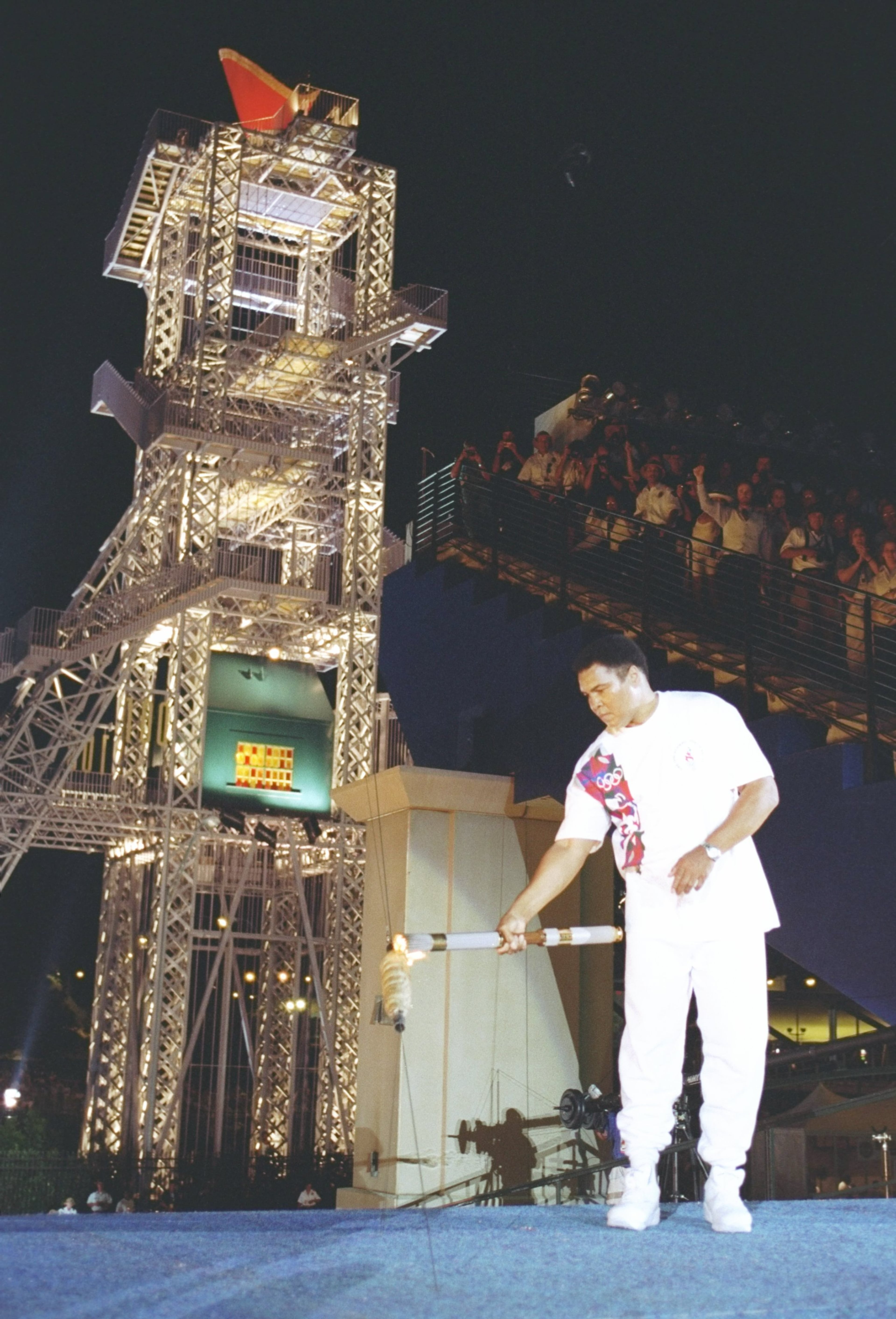 Muhammad Ali lights the cauldron — ranked #1