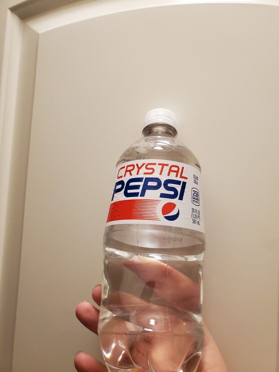 Crystal Pepsi — ranked #1