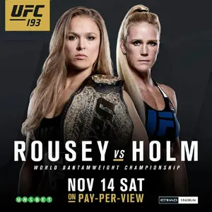 Ronda Rousey vs Holly Holm — ranked #6