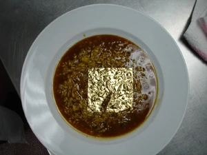 Gold-leaf dishes — ranked #6