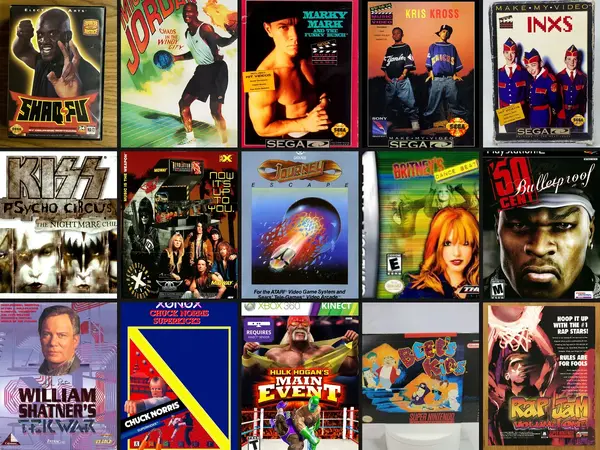 What is the worst celebrity video game of all time?