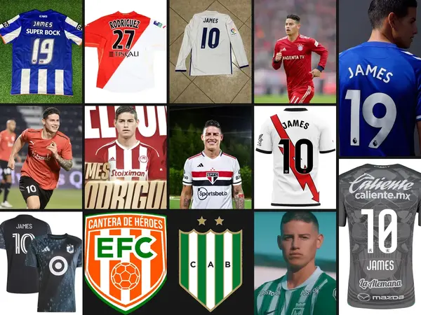 What was James Rodriguez's best club?